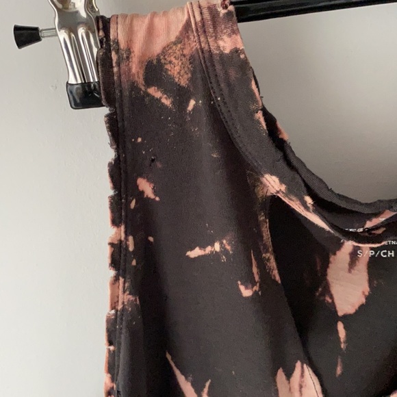 One of a kind AE bleach dyed tank top - Picture 6 of 9